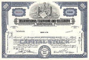 Collectible Telephone Telegraph Stocks And Bonds