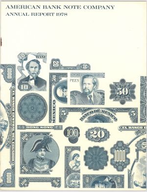 1978 dated ABN Annual Report - American Bank Note Company