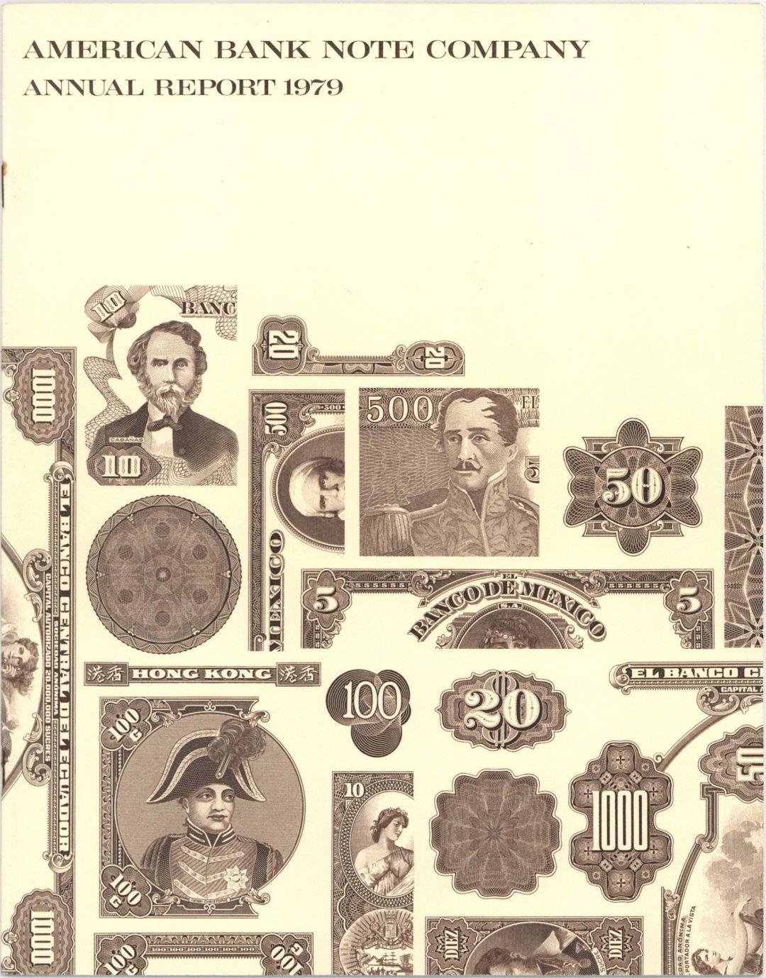 1979 dated ABN Annual Report - American Bank Note Company