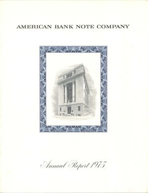 ABN Annual Report 1967-1975 - American Bank Note Company