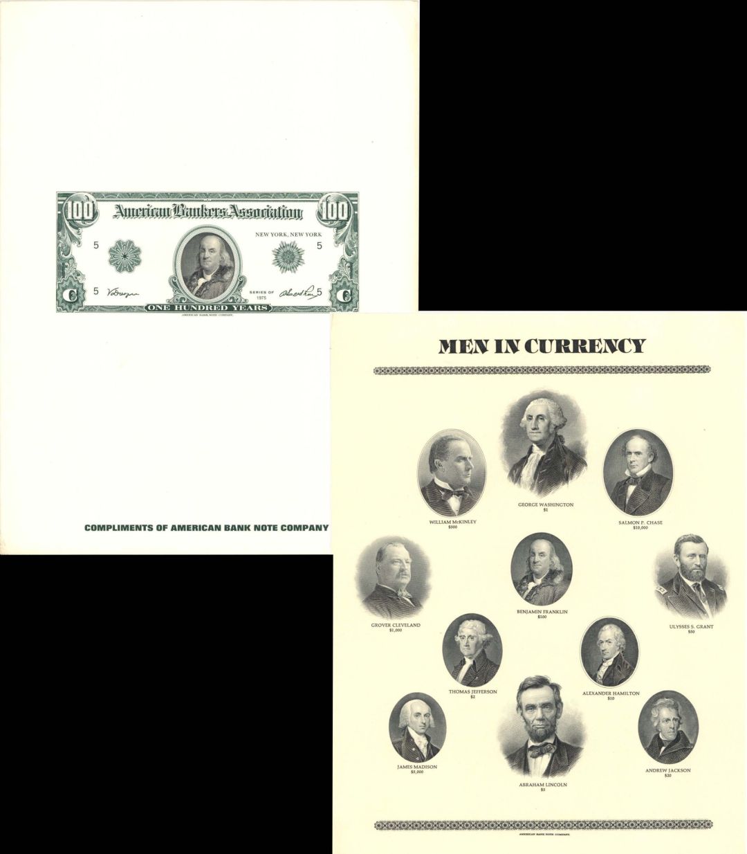 American Bankers Assoc. Folder  - American Bank Note Company