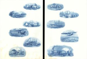 American Bank Note Sample of Vignettes  - American Bank Note Company 