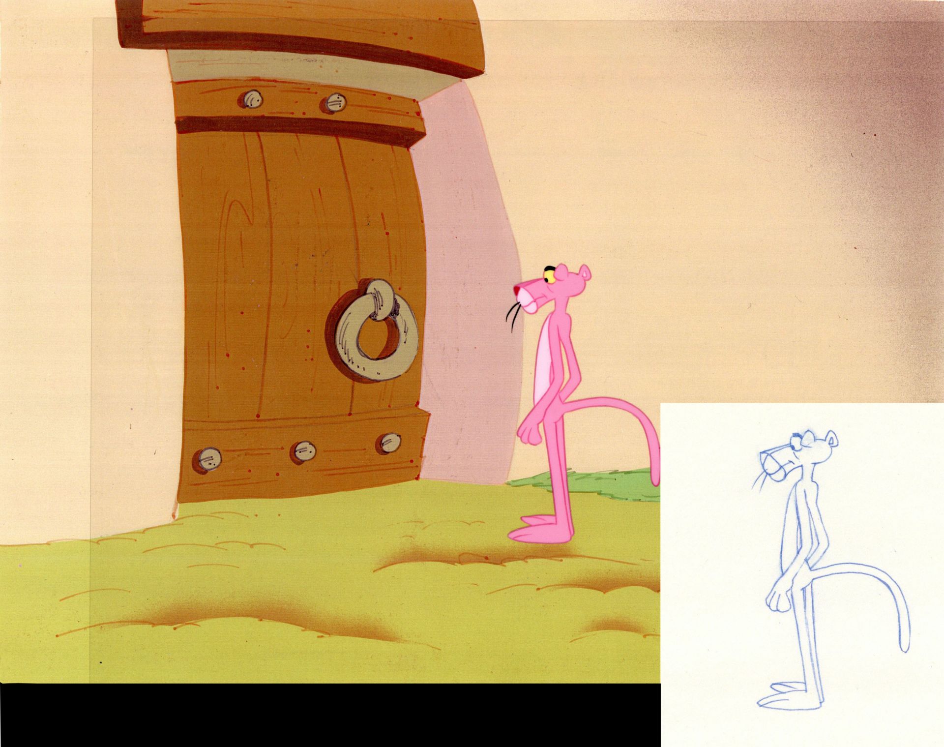 Buy The Pink Panther Show 1970 2 Original Animation Cell & Pencil Drawing  the Pink Panther With Certificate of Authenticity Online in India - Etsy