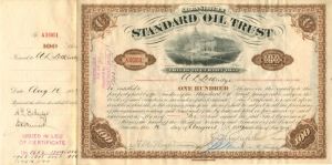 Freeman - Standard Oil Trust - Stock Certificate