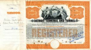 Detroit Terminal and Tunnel - $10,000 - Bond