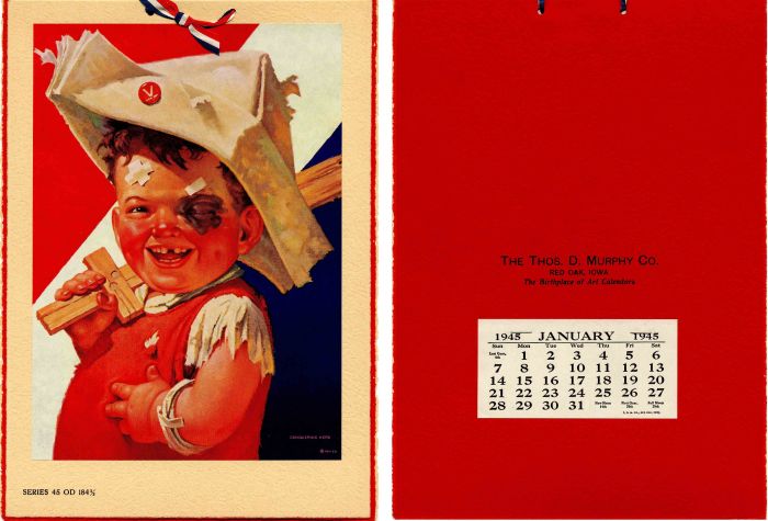 Sample Calendar of the Conquering Hero