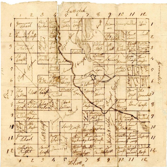 Map of estate of Governor Erastus Fairbanks