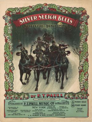 Silver Sleigh Bells Music Sheet - Americana