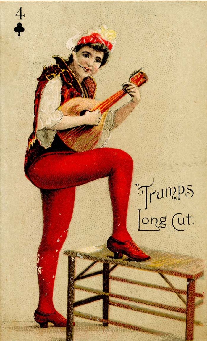 Trumps Long Cut Trade Card