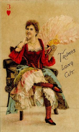 Trumps Long Cut Trade Card