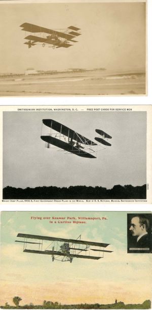 Early Airplane Post Cards - Americana