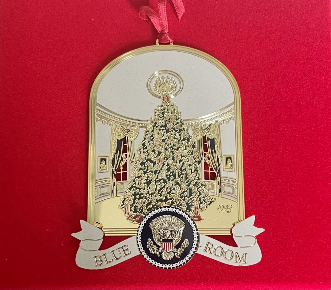 White House Ornament - Blue Room