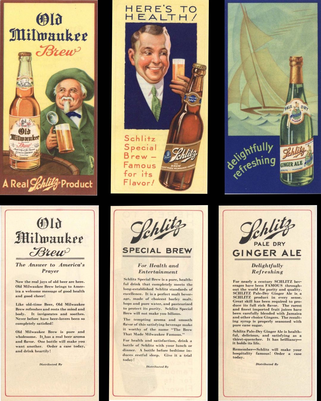 3 Beer Related Ads  -  Americana