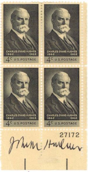 4-4 cents Stamps signed by John M. Harlan -  1862 dated Americana