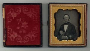  Daguerreotype of Man with Book  -  Americana