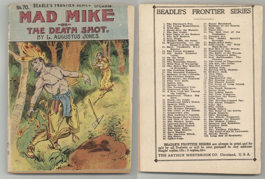  Dime Novel  -  1909 dated Americana