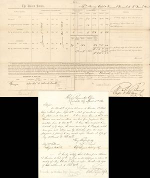 2 Civil War Discharge Papers - 1862 and 1865 dated Americana