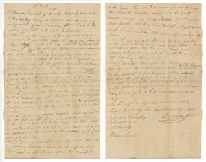 1822 dated Slavery Document - Estate Will of Thomas Darnal - Americana