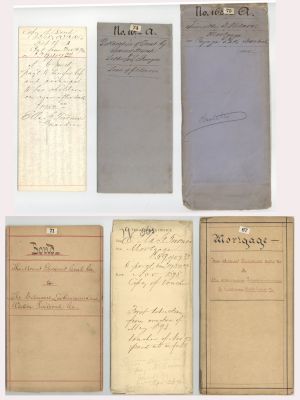 Lot of Railroad Letters and Documents - 1860's-1870's dated Americana