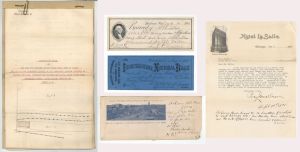 Lot of Railroad Letters and Documents - 1870's-1920's dated Americana