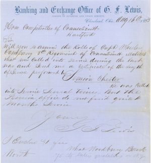 Service Request Letter - 1853 dated Americana