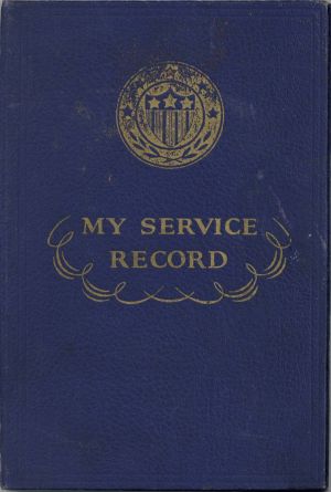 Unissued WWII Service Record - 1940 dated Americana