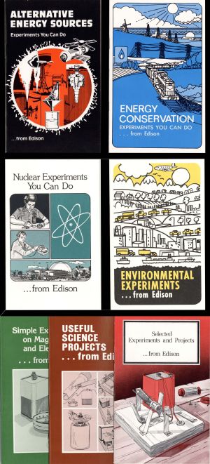 7 Booklets from the Thomas Alva Edison Foundation - 1981 dated Americana