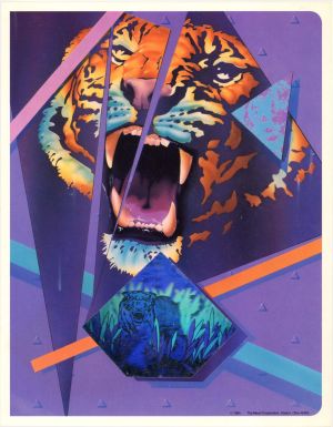 Lion Hologram Card -  1985 dated Americana