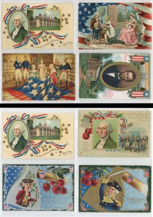 Group of 85 Political Postcards - Early 1900's dated Americana