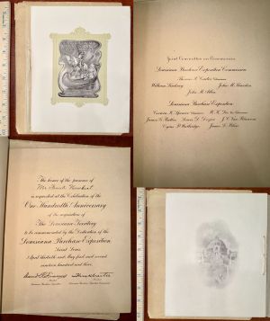 Louisiana Purchase Centennial Dedication Ceremonies Program - 1903 dated Americana - St. Louis, Missouri