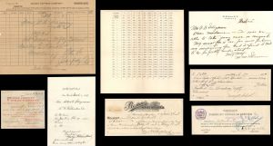 Large Lot of Letterheads, etc. - 1917-1920's dated Americana