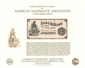 Souvenir Card # SO-32 - Americana