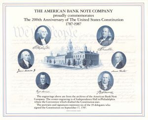 Souvenir Card # SO-54 - Americana