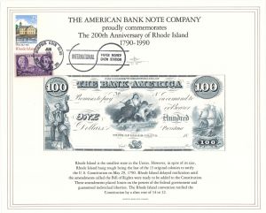 Souvenir Card # SO-72 - Americana