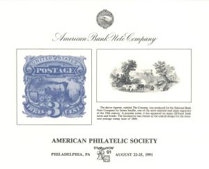 Souvenir Card # SO-78 - Americana