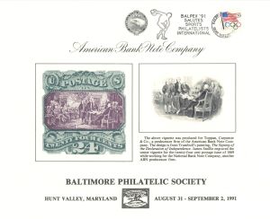 Souvenir Card # SO-80 - Americana