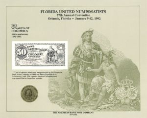 Souvenir Card # SO-84 - Americana