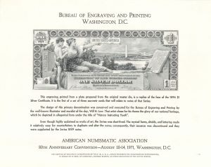 Souvenir Card # B-12 - Americana