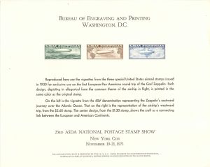 Souvenir Card # B-14 - Americana