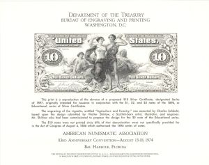 Souvenir Card # B-29 - Americana