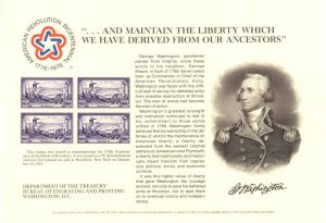 Souvenir Card # B-33 - Americana