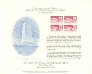 Souvenir Card # B-43 - Americana