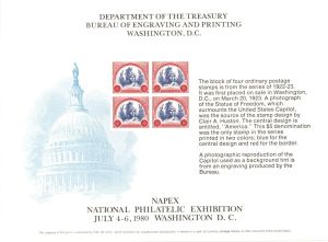 Souvenir Card # B-48 - Americana