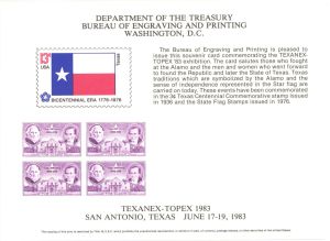 Souvenir Card # B-60 - Americana