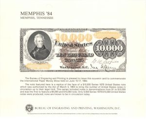 Souvenir Card # B-69 - Americana