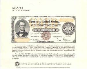 Souvenir Card # B-71 - Americana