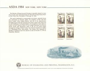 Souvenir Card # B-73 - Americana