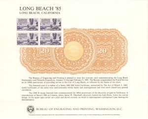 Souvenir Card # B-75 - Americana