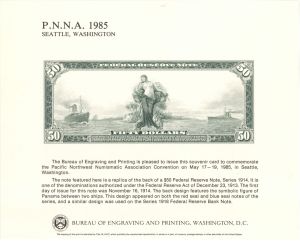 Souvenir Card # B-79 - Americana