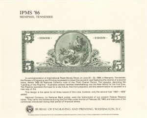 Souvenir Card # B-93 - Americana